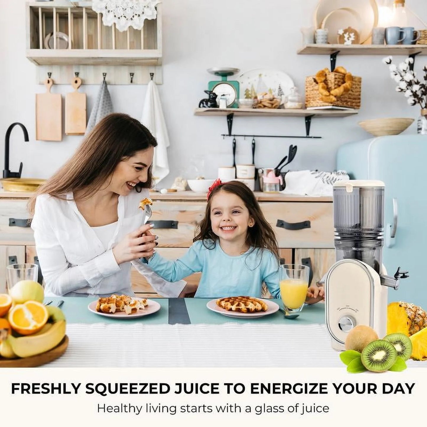 Lumo Press™ – Wide-Mouth Cold Press Juicer
